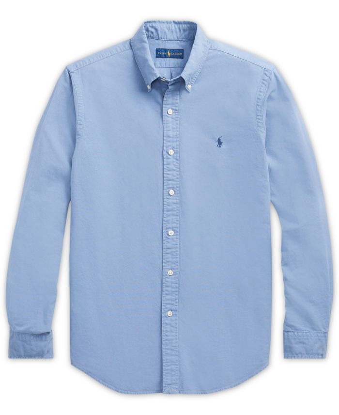 Polo Ralph Lauren Mens Garment Dyed Oxford Shirt