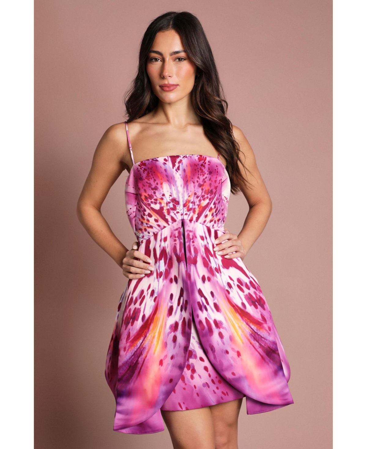 Coast Women's Muse Floral-Print A-Line Mini Dress