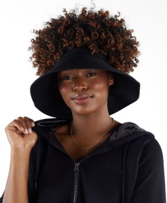 Unisex Satin Lined Wide Brim Sun Visor