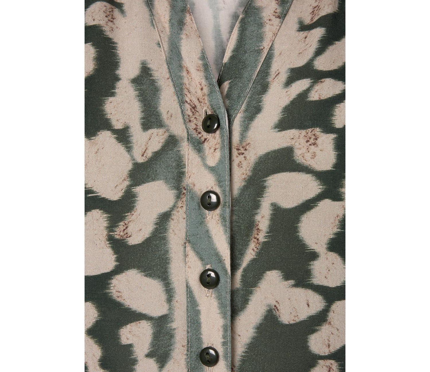 Women's Viscose Animal Print Sleeveless V-Neck Maxi Dress