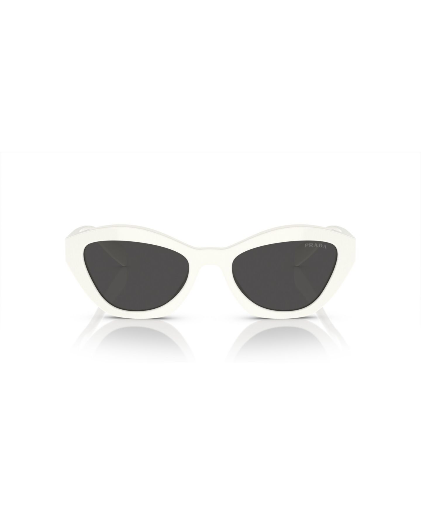 Женские солнцезащитные очки PRADA Butterfly Sunglasses, PR A02S, цвет: Белый — фото 3