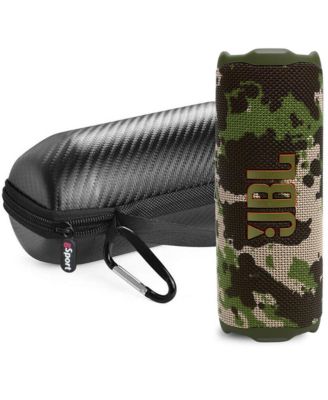 FLIP 7 Waterproof Portable Speaker Bundle with gSport Carbon Fiber Case