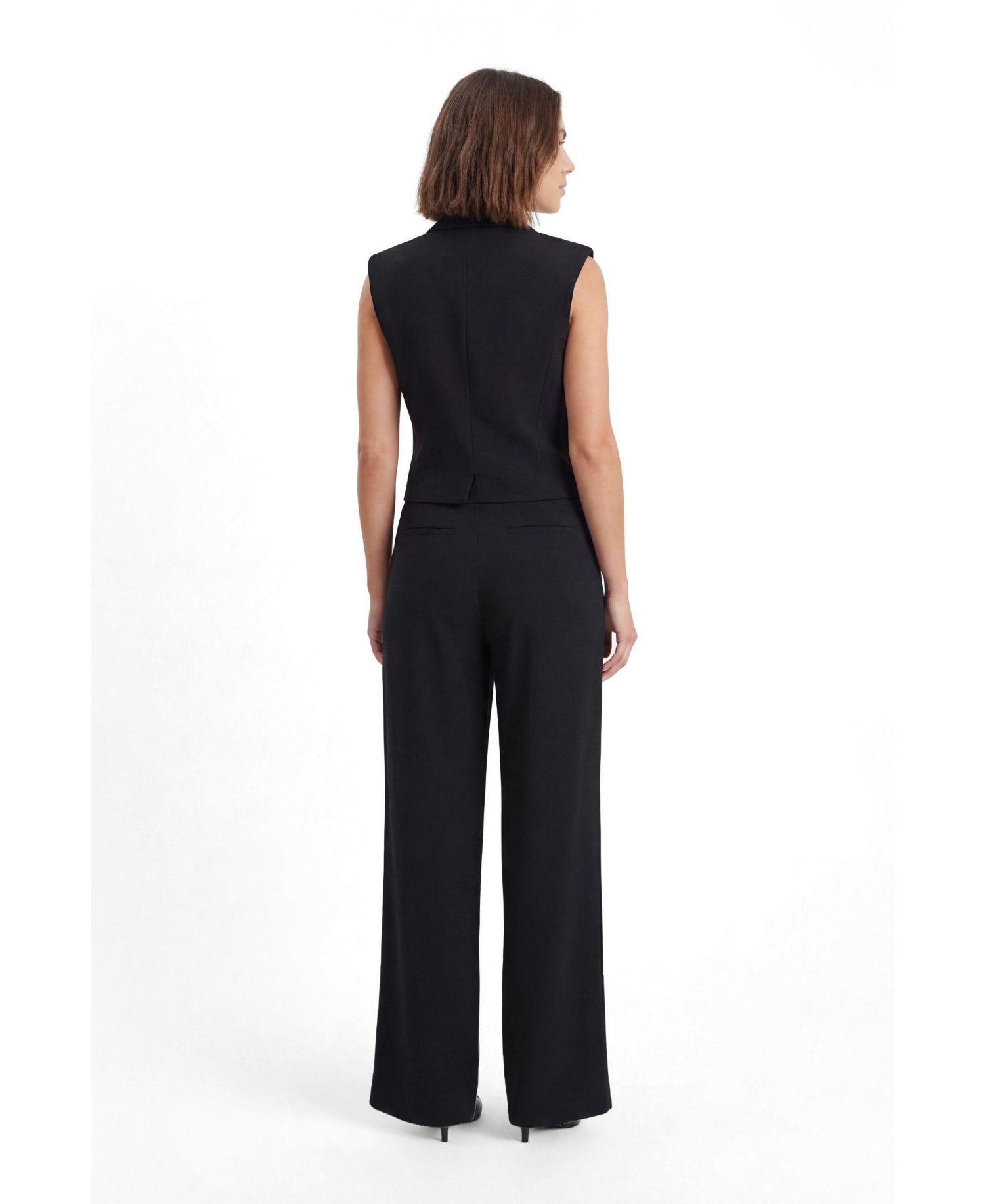 Women's High Waist Wide Leg Trouser