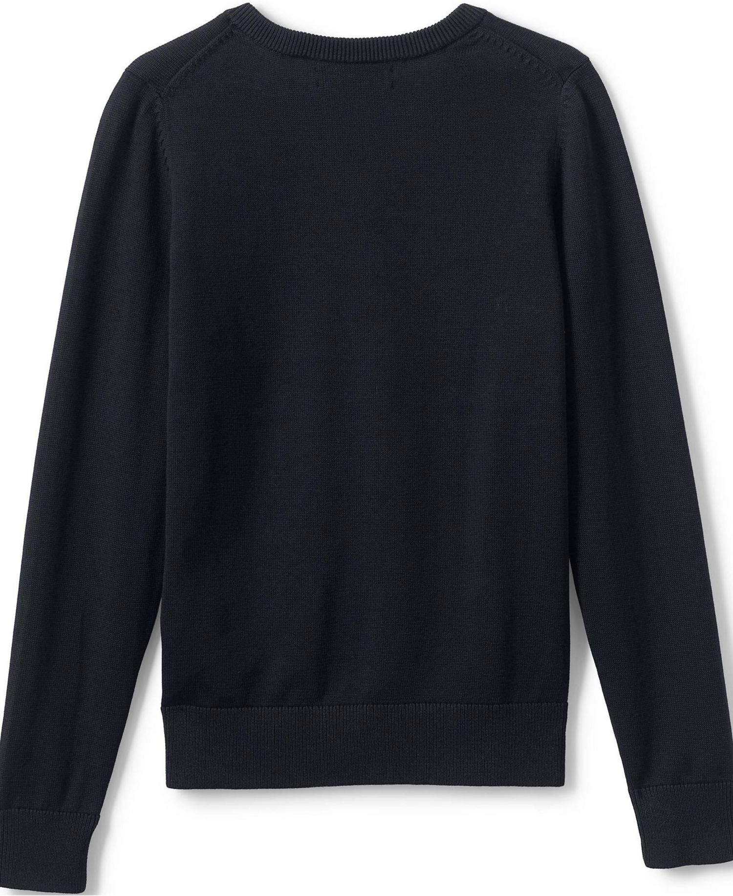 Child School Uniform Boys Cotton Modal Fine Gauge V-neck Sweater