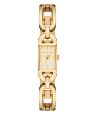 MICHAEL Women's MK Empire Three-Hand Gold-Tone Stainless Steel Watch 21mm