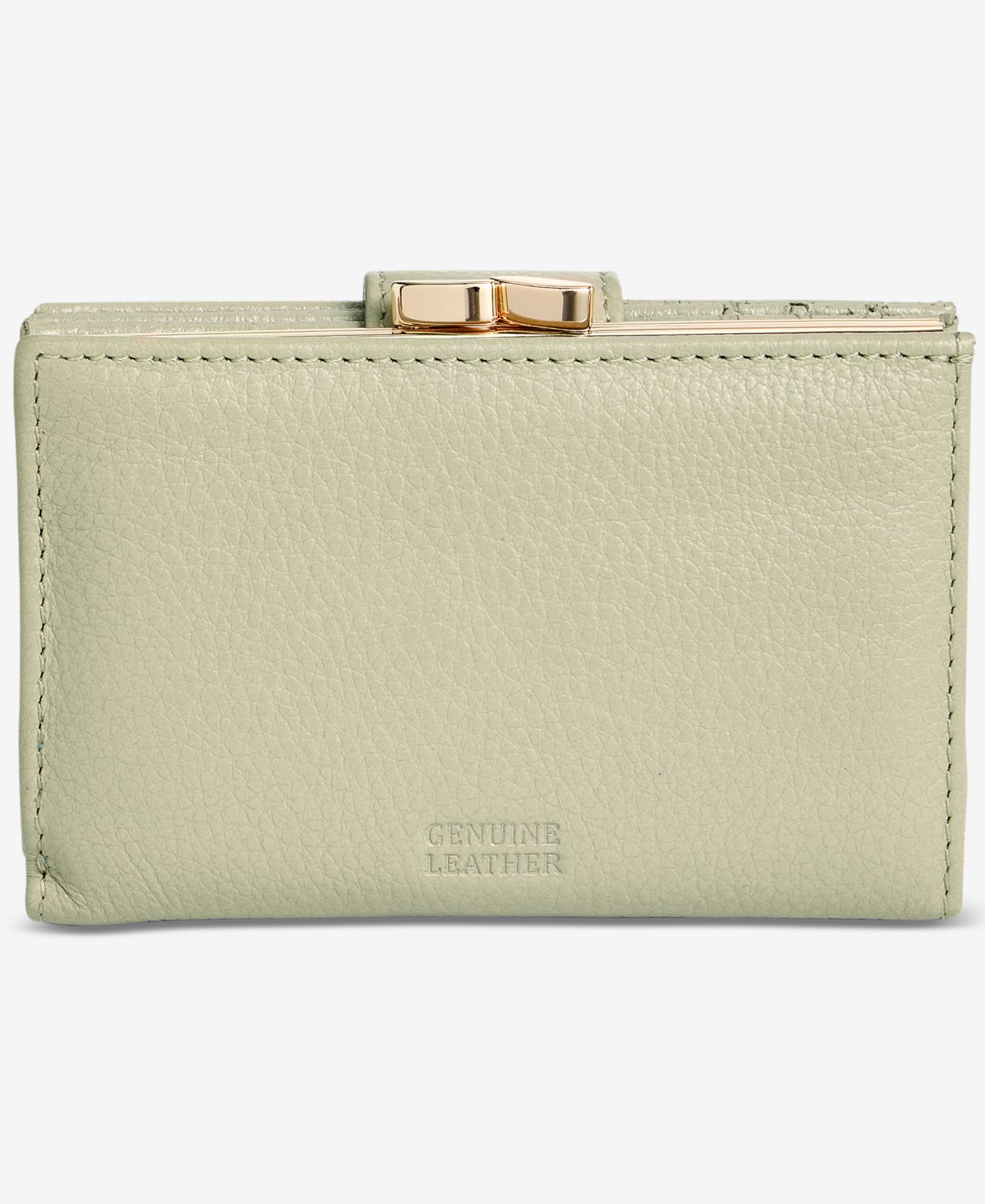 Softy Leather Framed Colorblock Wallet