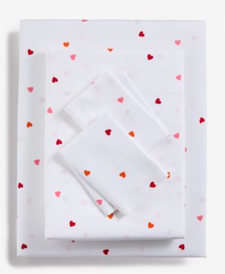 Printed Cotton Sateen 3-Pc. Sheet Set, Twin, Exclusively for Macy's 