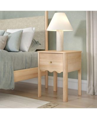 Sutton 1 Drawer Nightstand, 18 x 18, Blonde