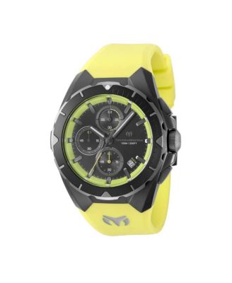 Men's TM-318140 OCEAN Quartz VD57 Yellow, Black Dial Watch