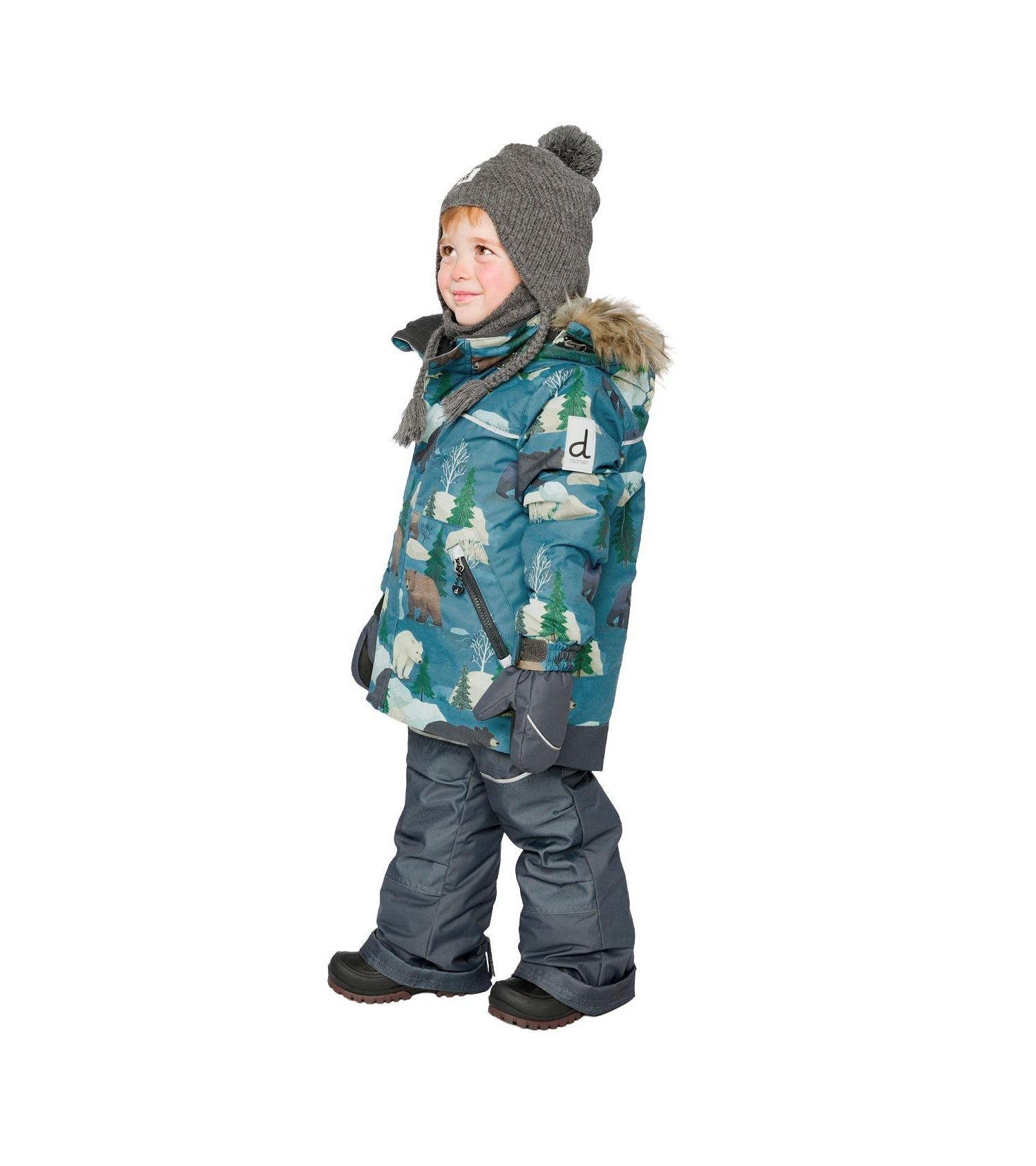 Little and Big Boy's (6-8) Two Piece Discover Snowsuit
