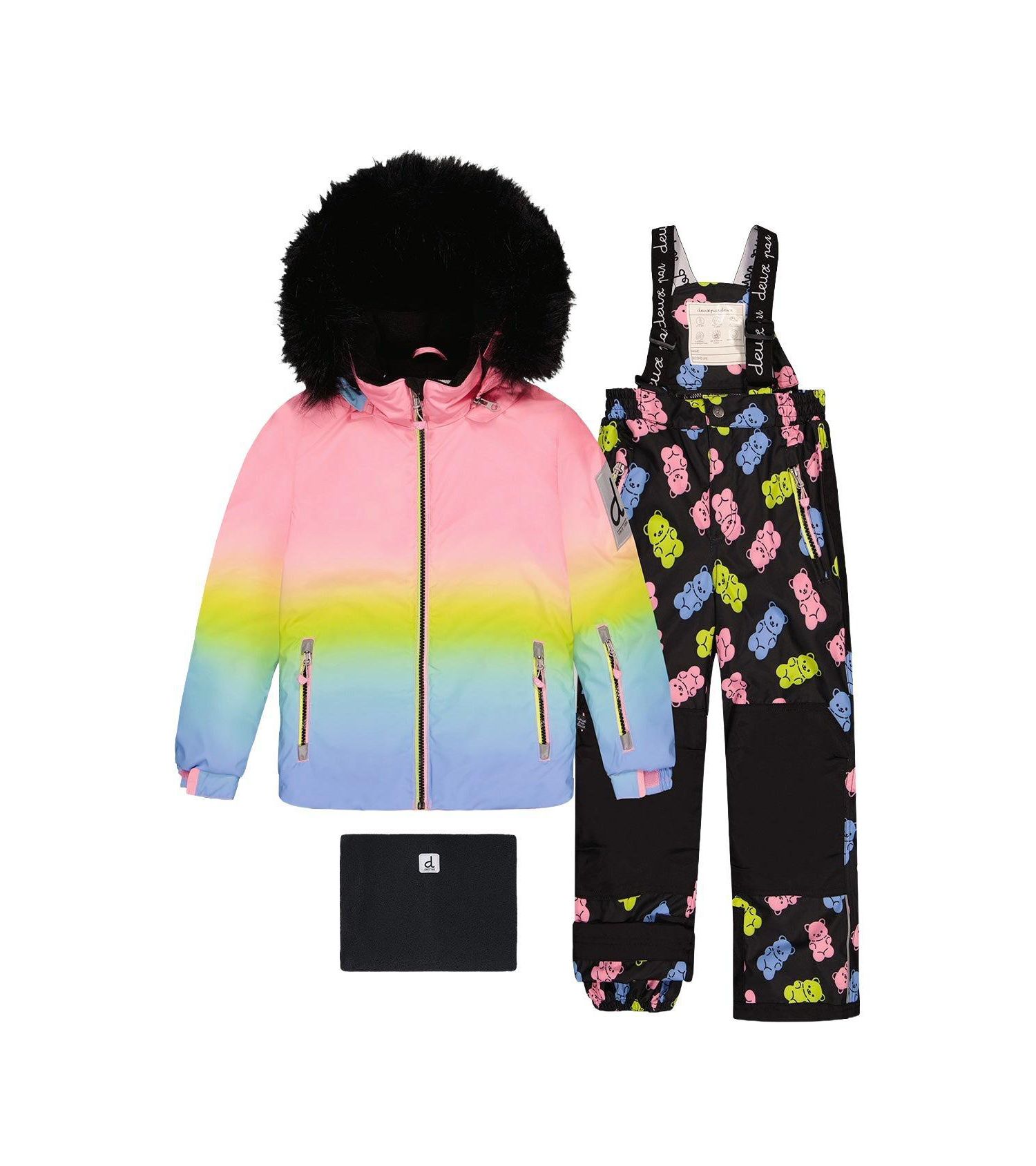 Little and Big Girl 6-14 Two Piece Play Snowsuit