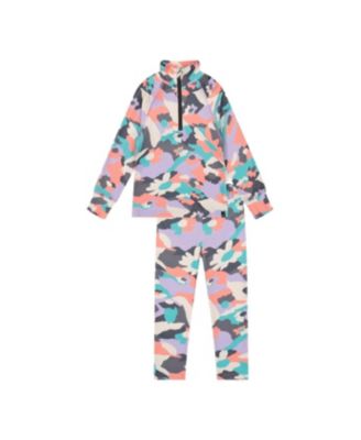 Little and Big Girl's (6-14) Two Piece Thermal Underwear