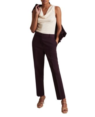 Women's Gabi Slim-Fit Mid-Rise Trousers