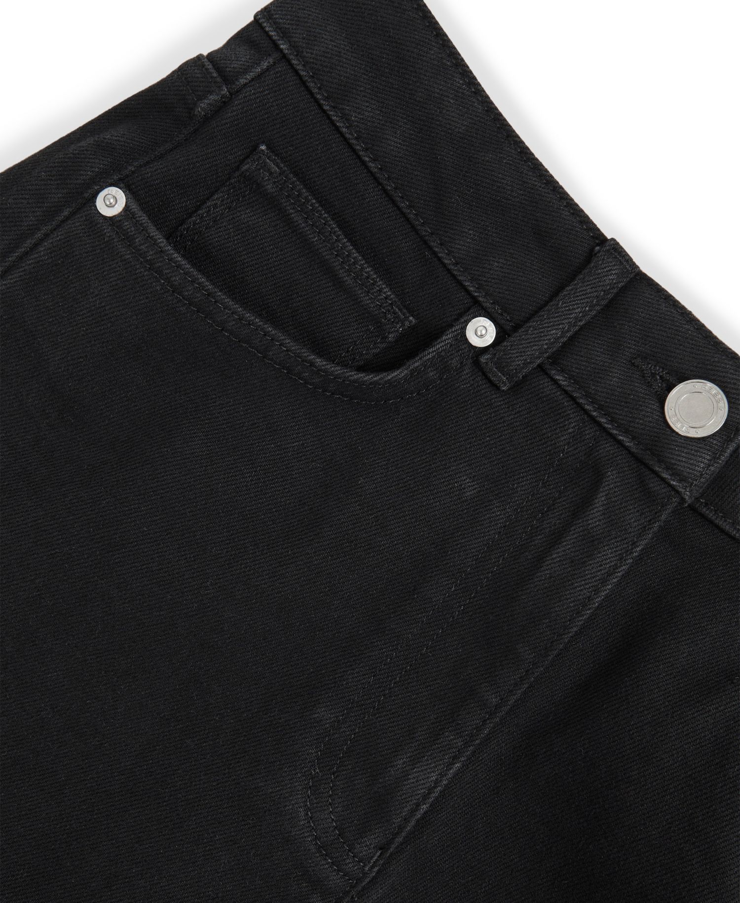 Petite Selin Mid-Rise Straight-Leg Stretch Jeans