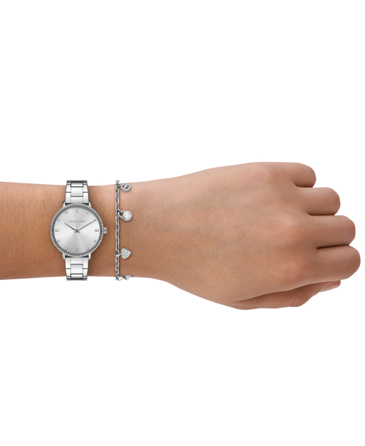 Michael Kors Women's Pyper Two-Hand Stainless Steel Watch 32mm