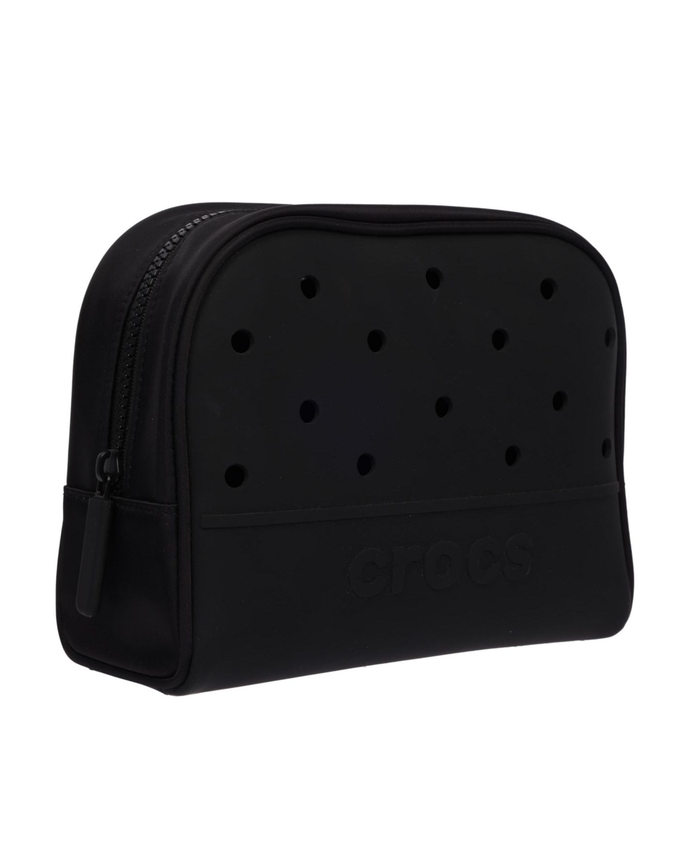 Сумка Crocs Classic Cosmetic Bag with Jibbitz-Compatible Panels, цвет: Чёрный — фото 2