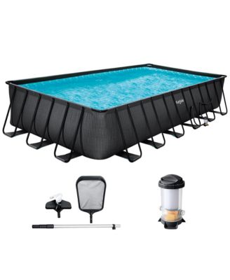 24 Ft Oasis Designer Lap Above Ground Pool w/ Pump