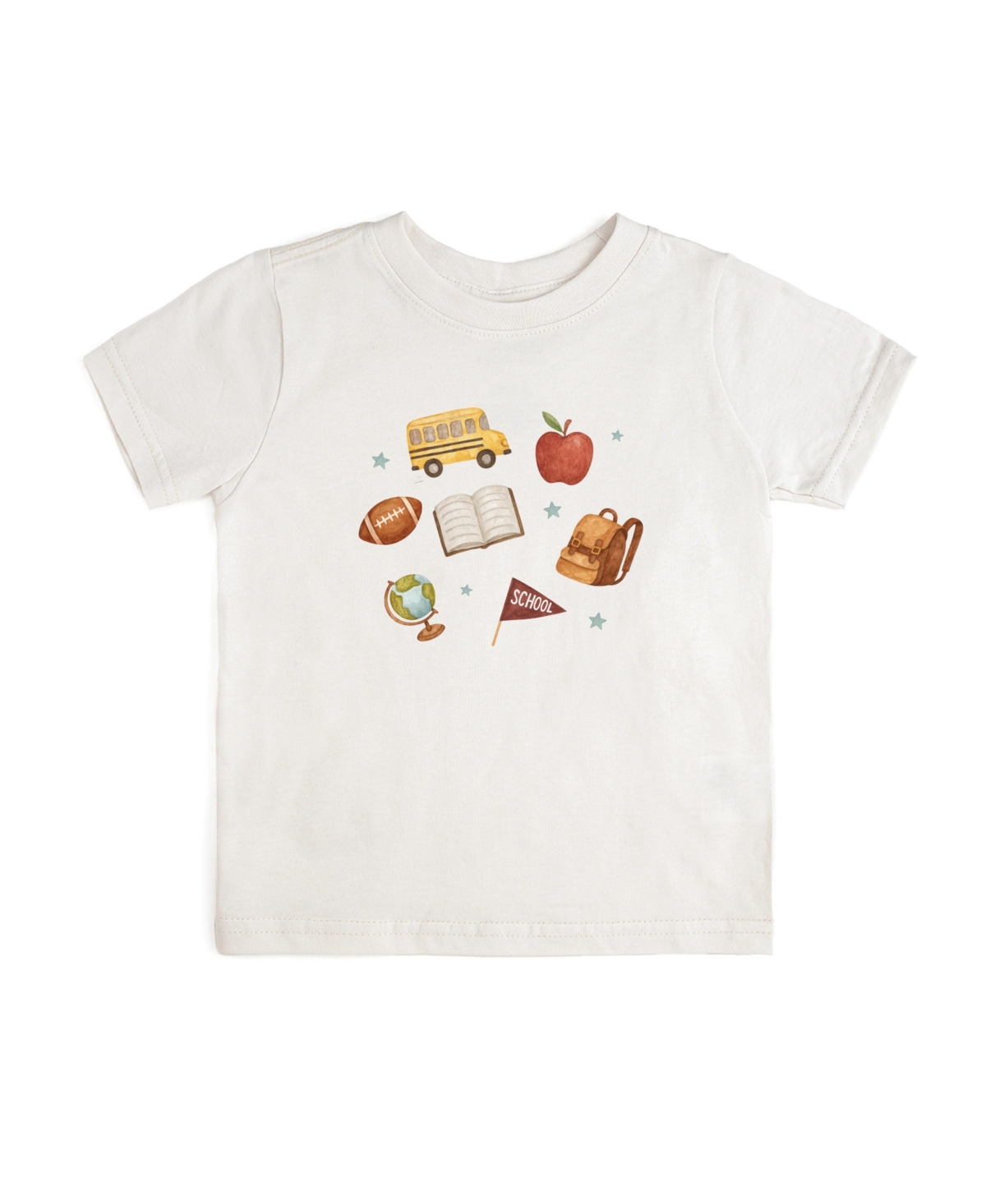 Sweet Wink Toddler Boys School Dude Short Sleeve T-Shirt
