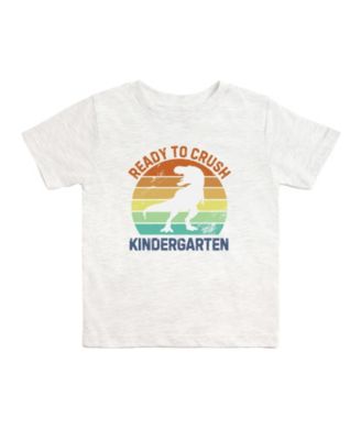 Toddler Boys Ready to Crush Kindergarten Short Sleeve T-Shirt