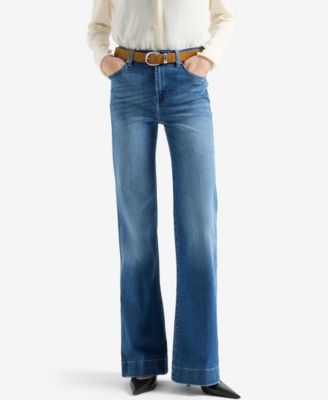 Women's Modern Dojo High-Rise Flare Wide-Leg Jeans, 34" Inseam