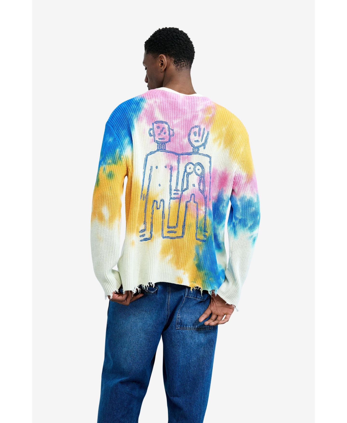 Мужской свитер Desigual Tie-dye — фото 4
