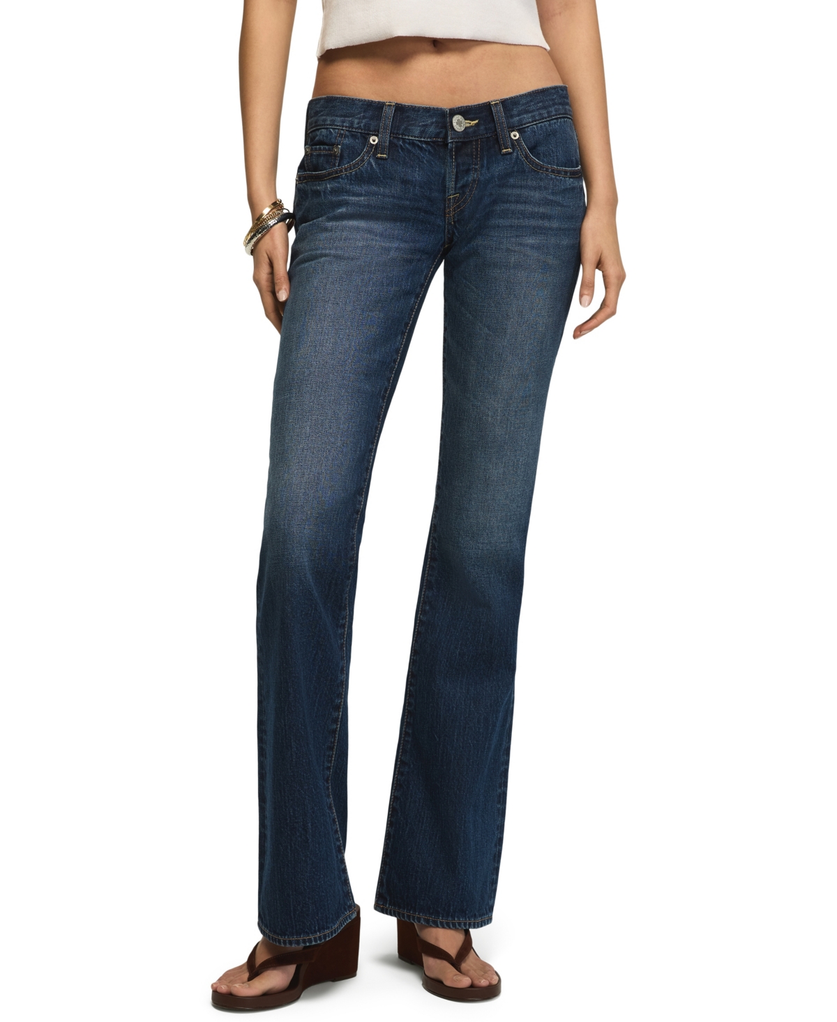 Lucky Brand Women's Ultra Low-Rise Lil Maggie Flare Jeans