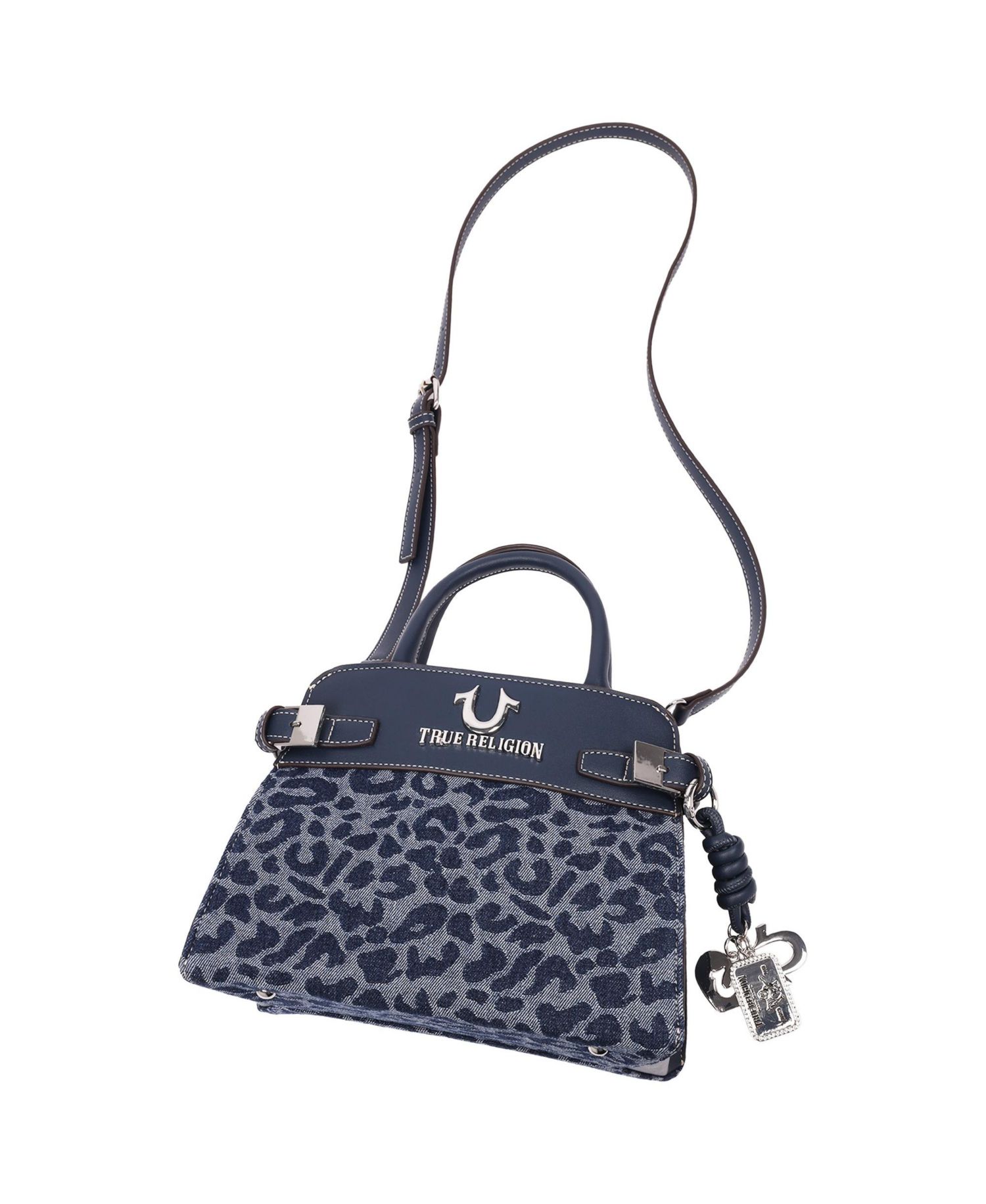 Multi-Strap Denim Shoulder Bag