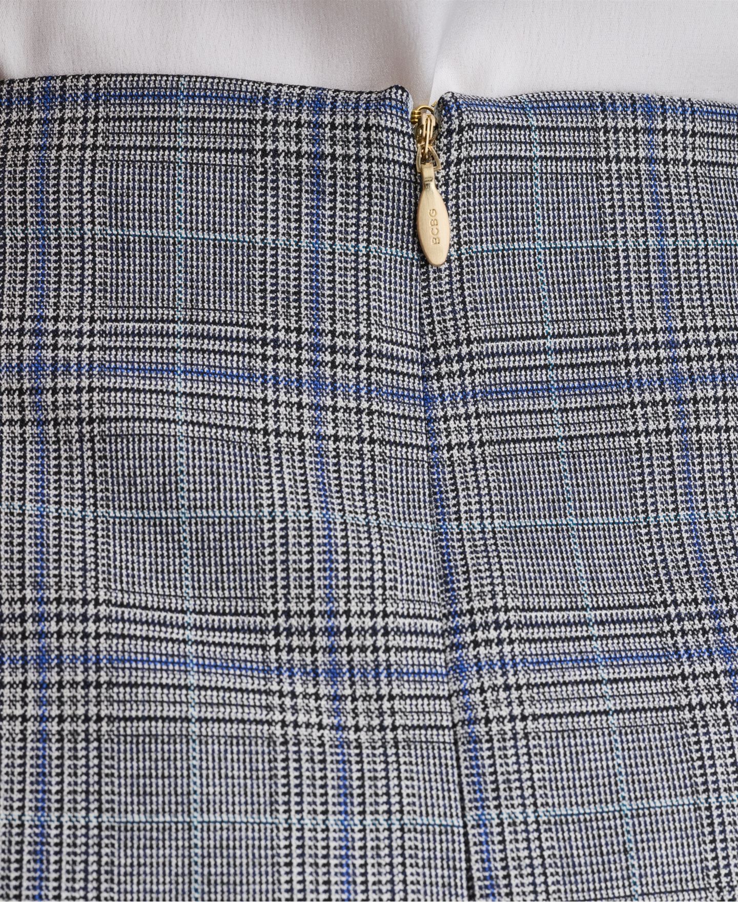 Женская юбка BCBG Plaid A-Line High-Waisted Mini, цвет: Разноцветный — фото 7