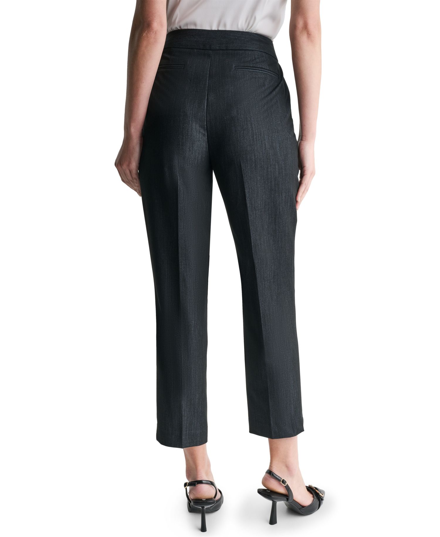 Women's High-Rise Wide-Leg Full-Length Pants