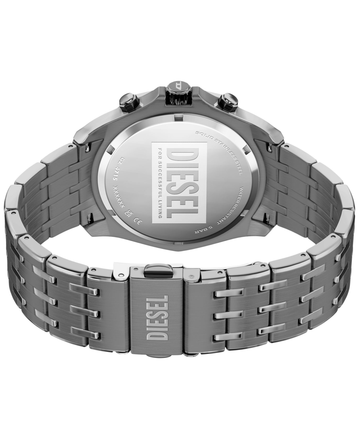 Men's Stinger Quartz Chronograph Gunmetal Stainless Steel Watch 46mm