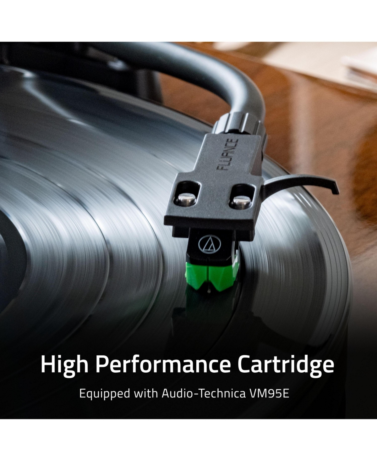 Fluance RT81+ and Ri91 150W Vinyl Turntable Record Player with Powered Floorstanding Speakers