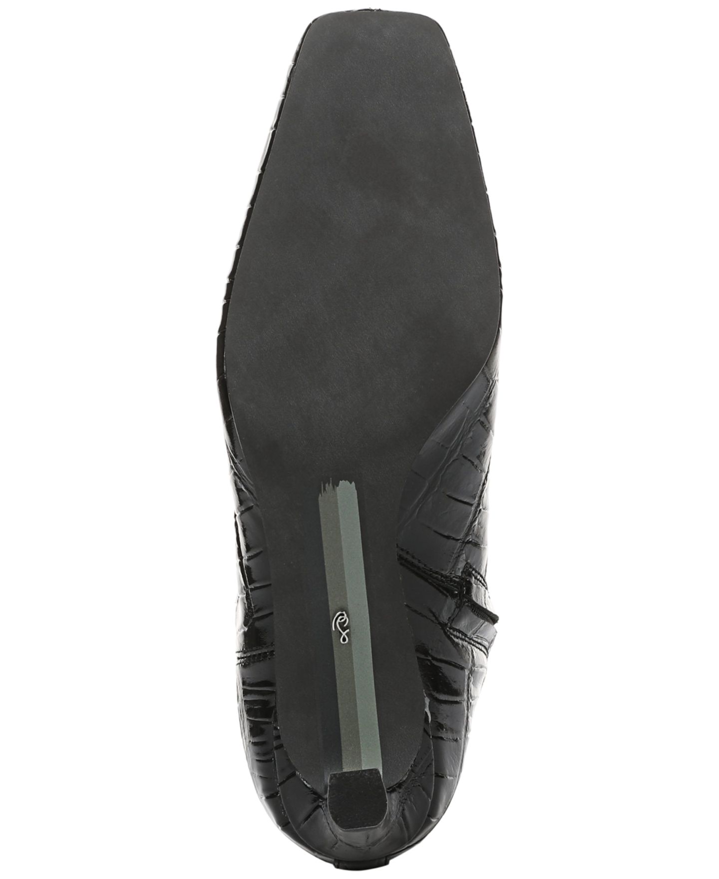 Женские ботинки Sam Edelman Peony Kitten Heel Short, цвет: Чёрный кожаный, вариант 1 — фото 5