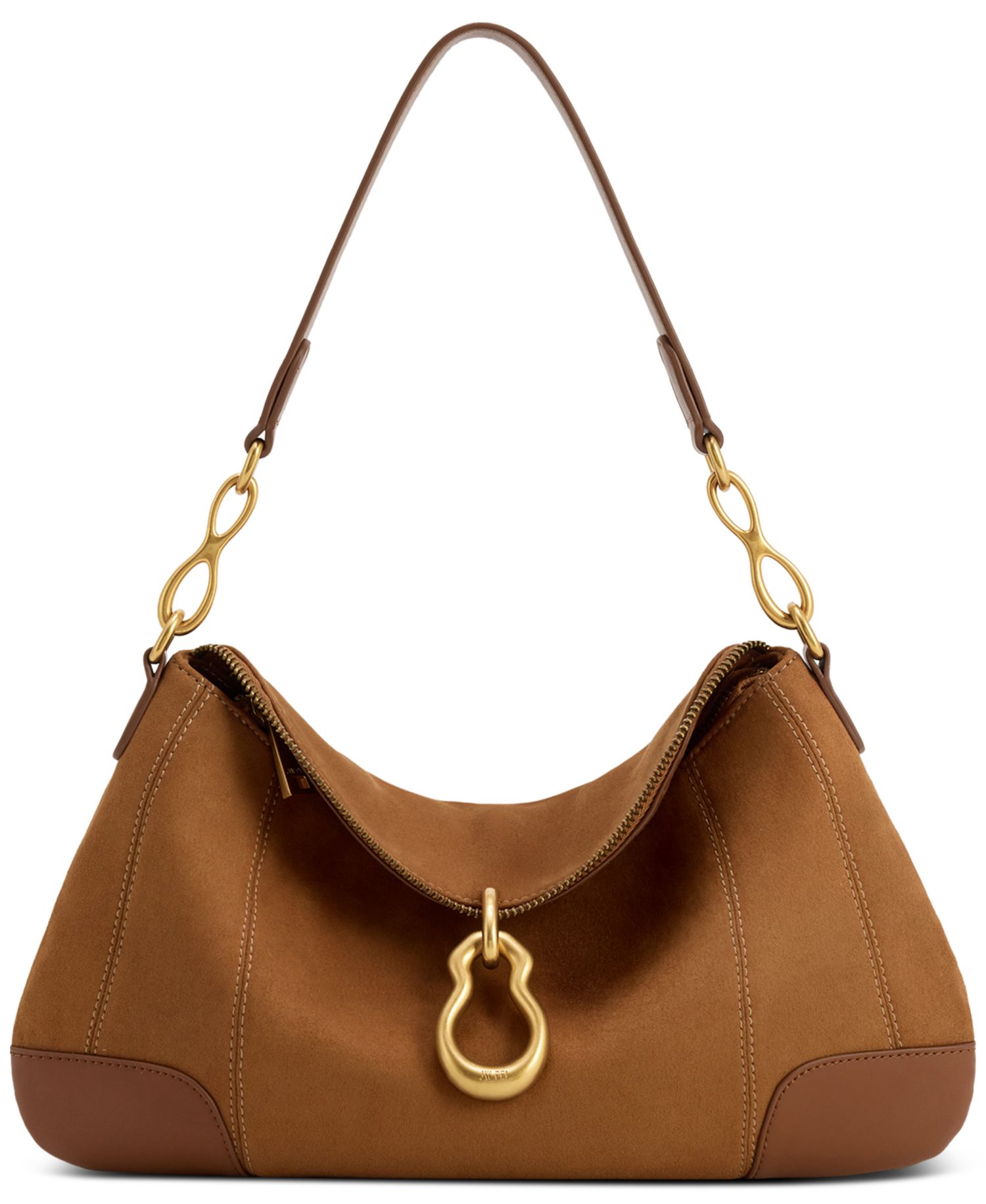 Jayla Faux Suede Shoulder Handbag