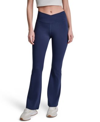Women's Cross Front Balance Compression High-Waist Flare Pants