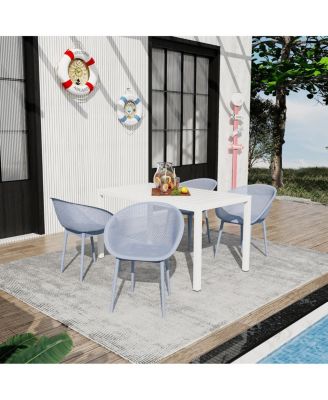 Light Chairs and Table Set