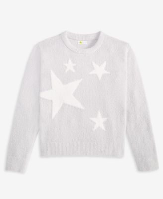 Girls' XS-XL Crewneck Stars Sweater