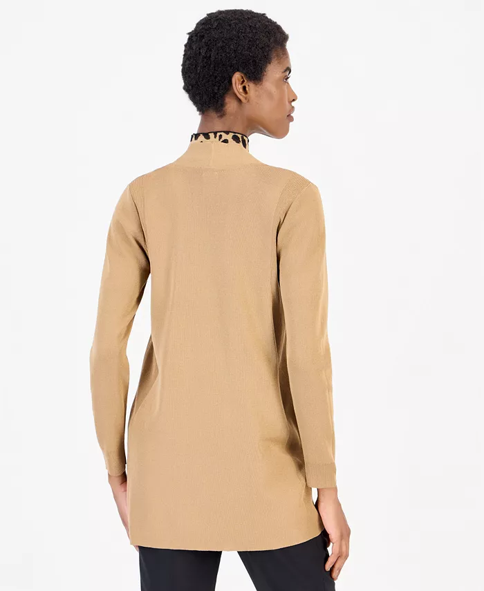 Women's Open-Front Buttoned-Pocket Cardigan - thumbnail 9