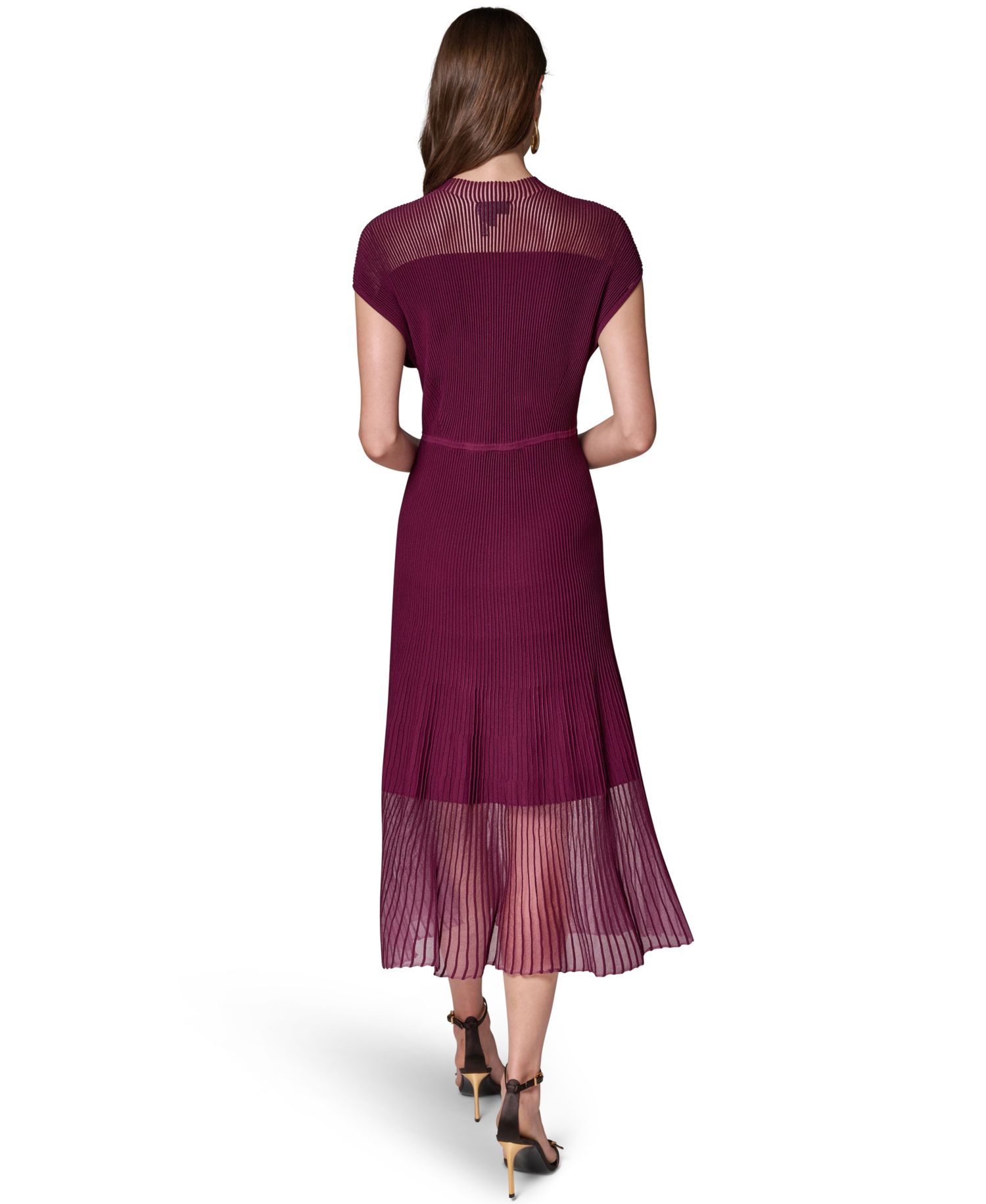 Women's Mock Neck Midi Dress