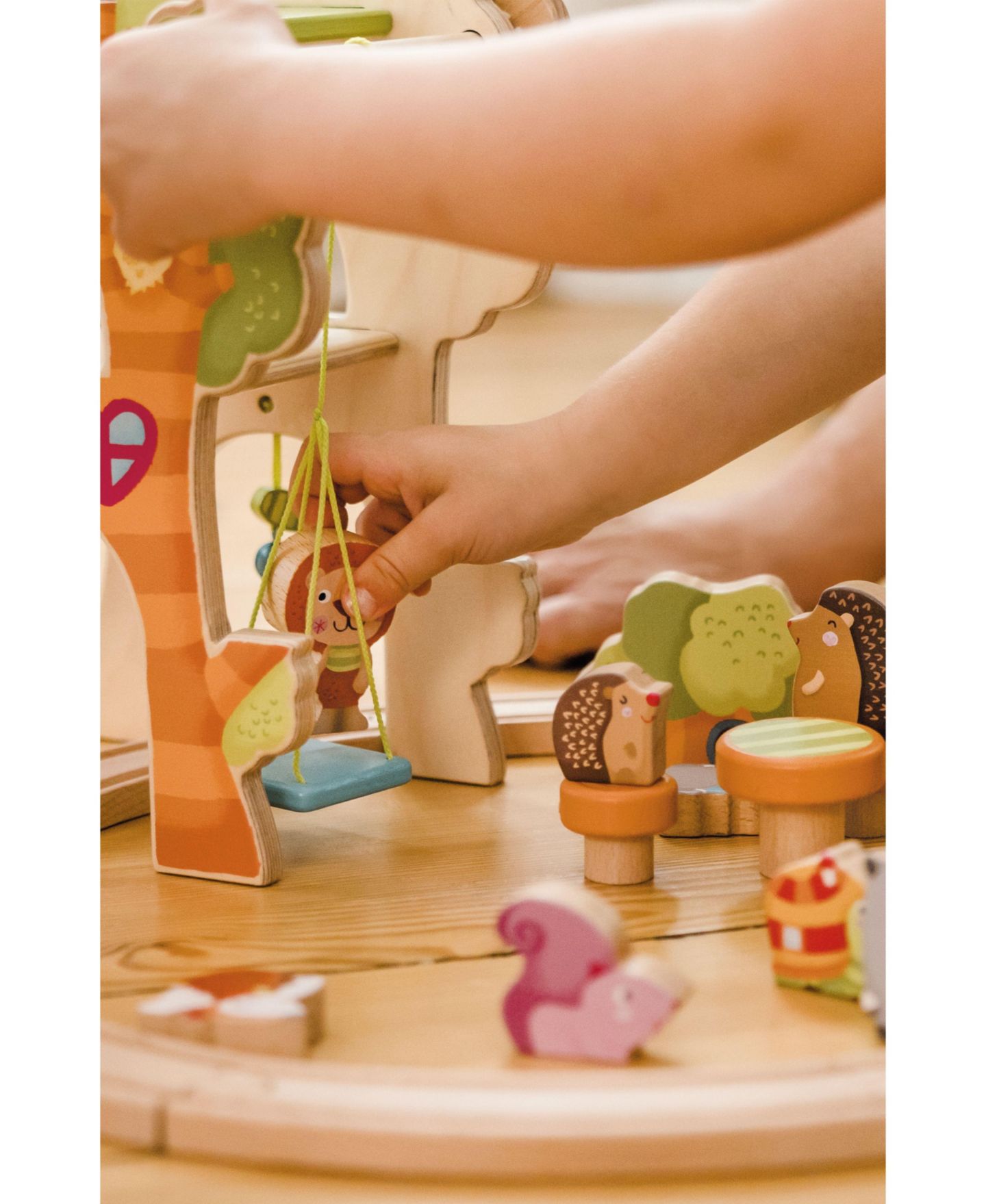 Детский игровой набор Bababoo and friends Tree House Montessori-Inspired 45-Piece Playset, Ages 2+ — фото 4