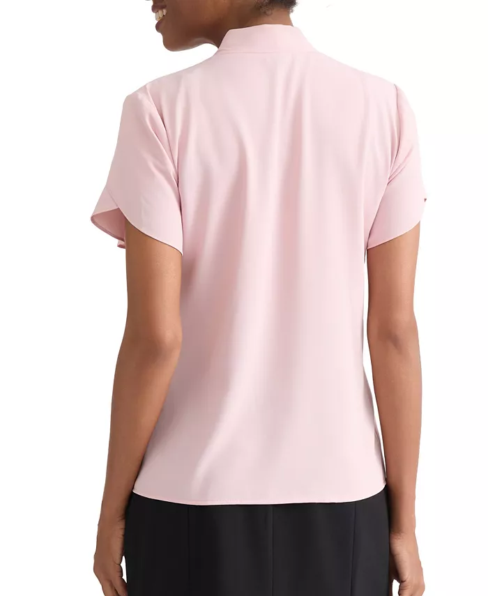 Petite Petal-Sleeve Blouse - thumbnail 4