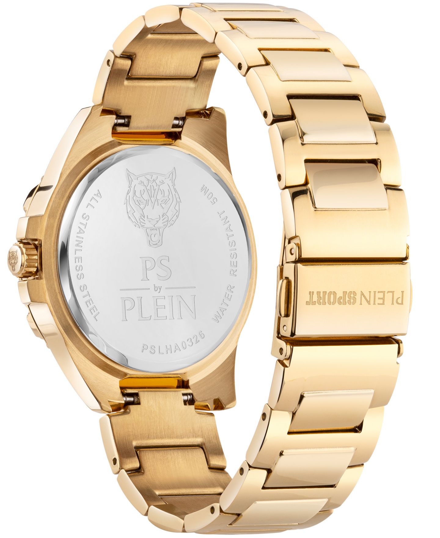 Женские часы Plein Sport Beauty Diva Quartz Round IP Yellow Gold Case 40mm — фото 2