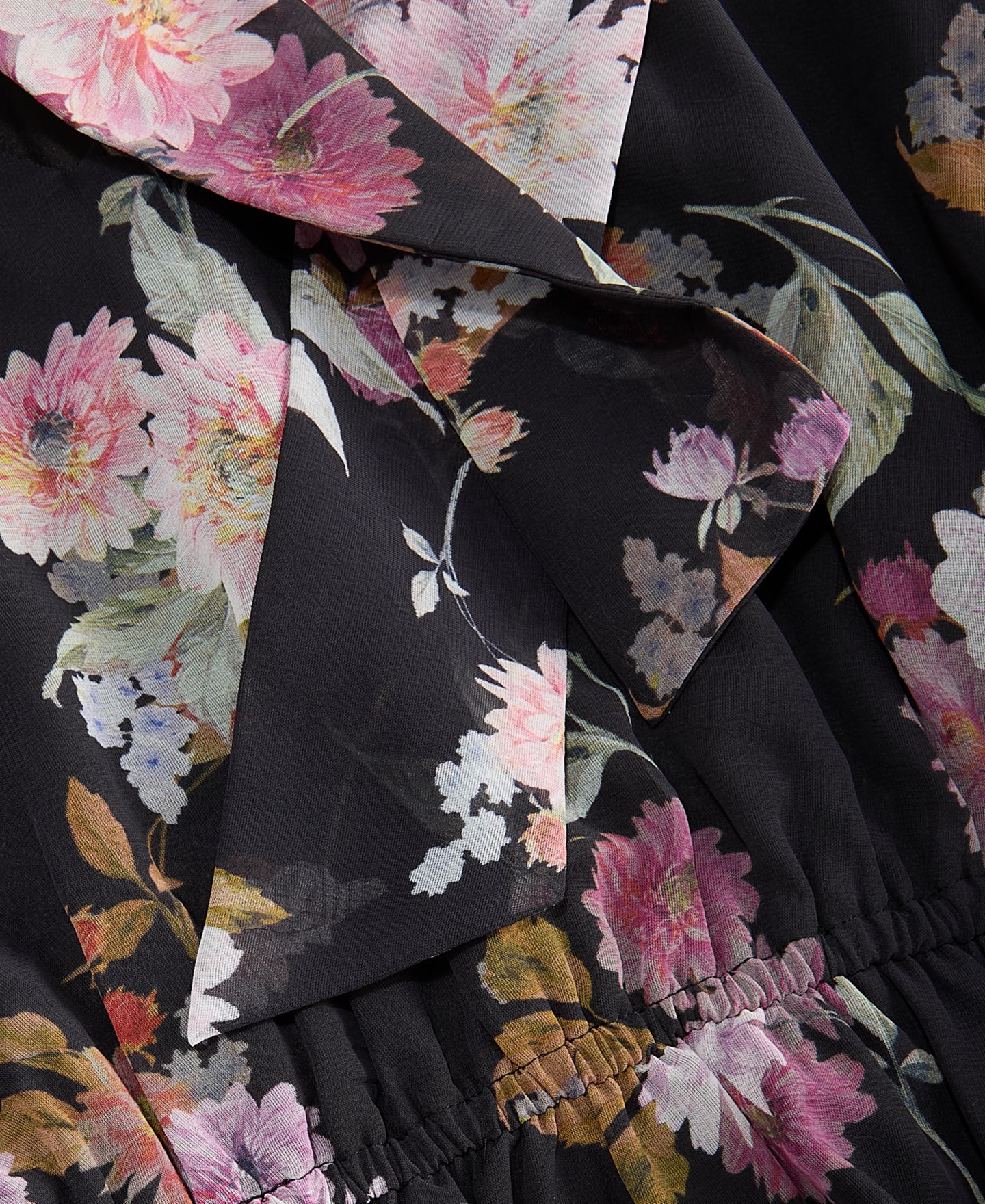 Женское платье On 34th Long-Sleeve Floral High-Low, цвет: С принтом — фото 7