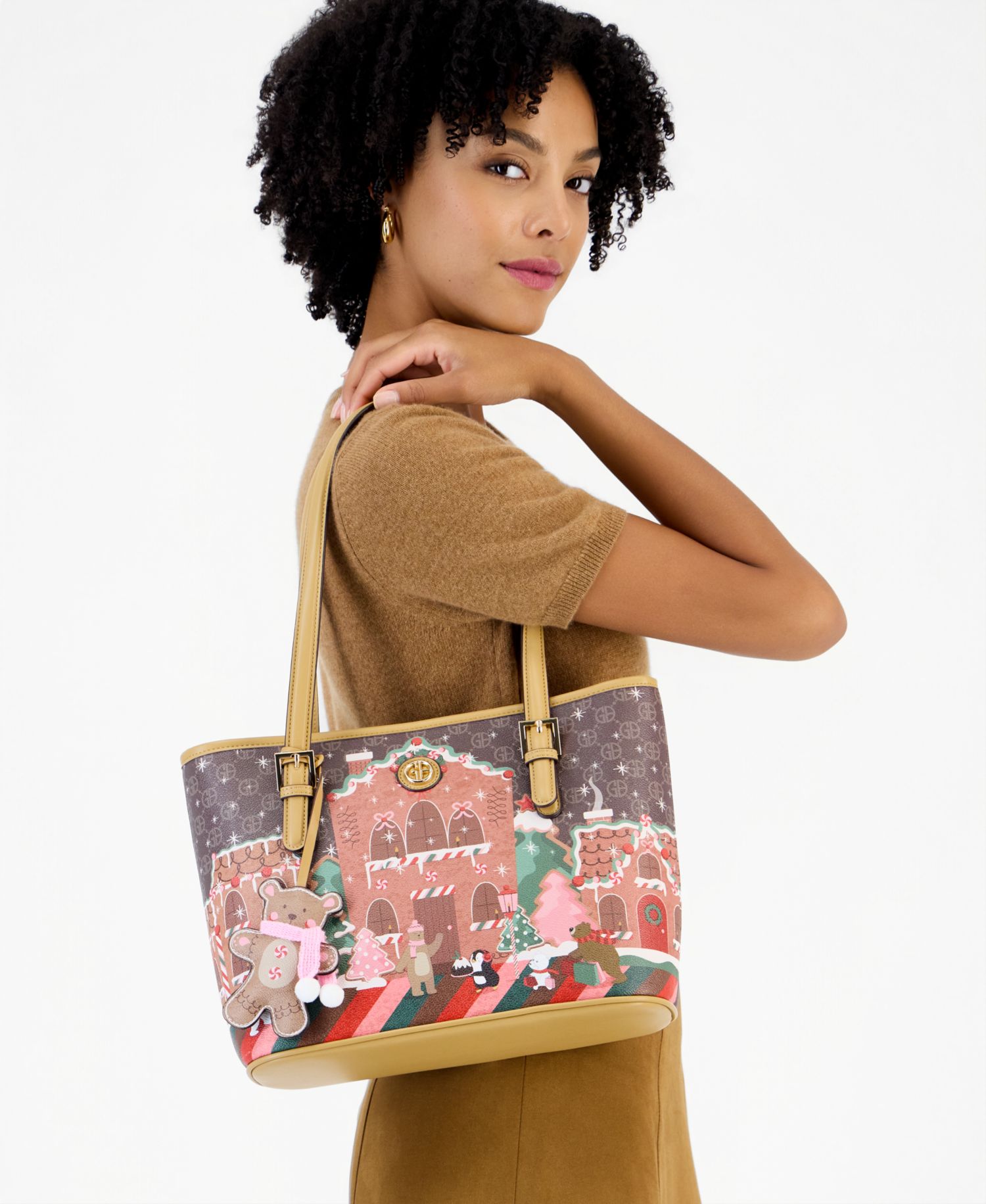Gingerbread Bears Tulip Tote