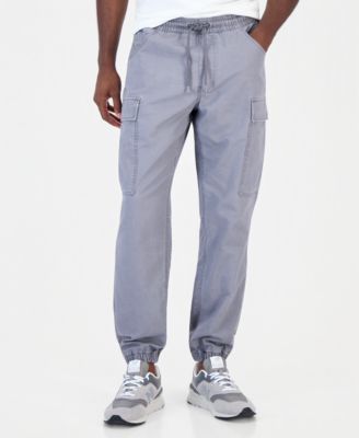 Men's Tomas Linen Blend Cargo Jogger Regular-Fit Pants