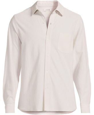 Men's Long Sleeve Knit Dress Shirt