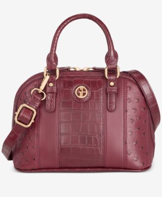 Mixed Media Small Dome Satchel