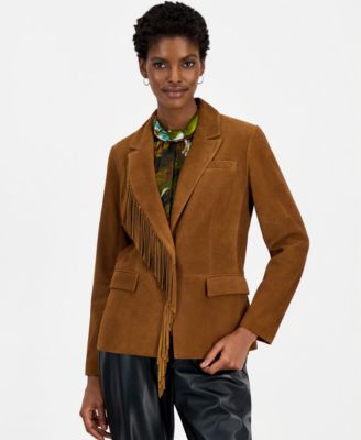 Women's The Adeline Suede Tassel-Detail Jacket