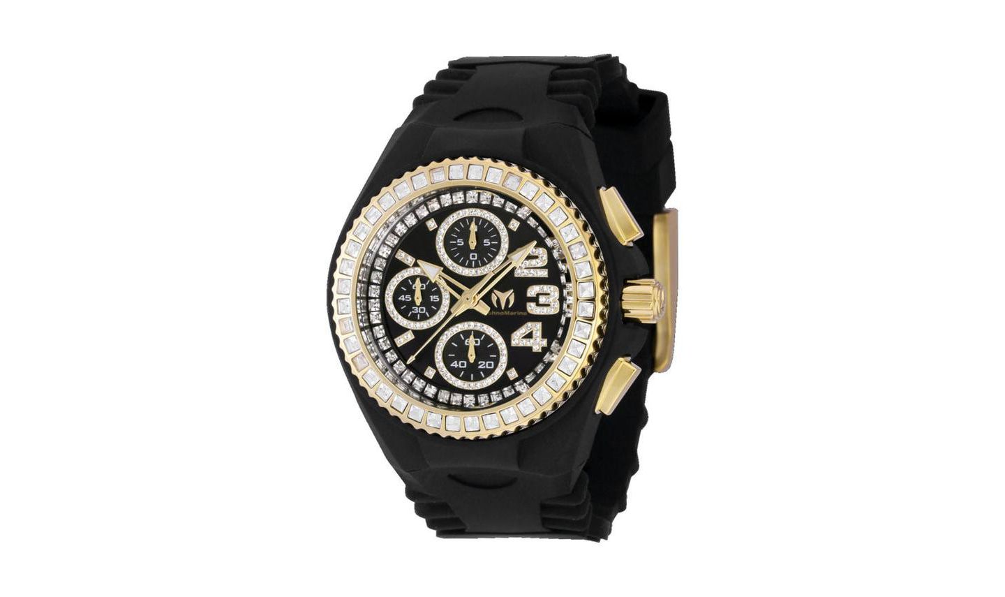Женские часы TechnoMarine TM-121197 Cruise Quartz Chronograph Dial, цвет: Чёрный — фото 1