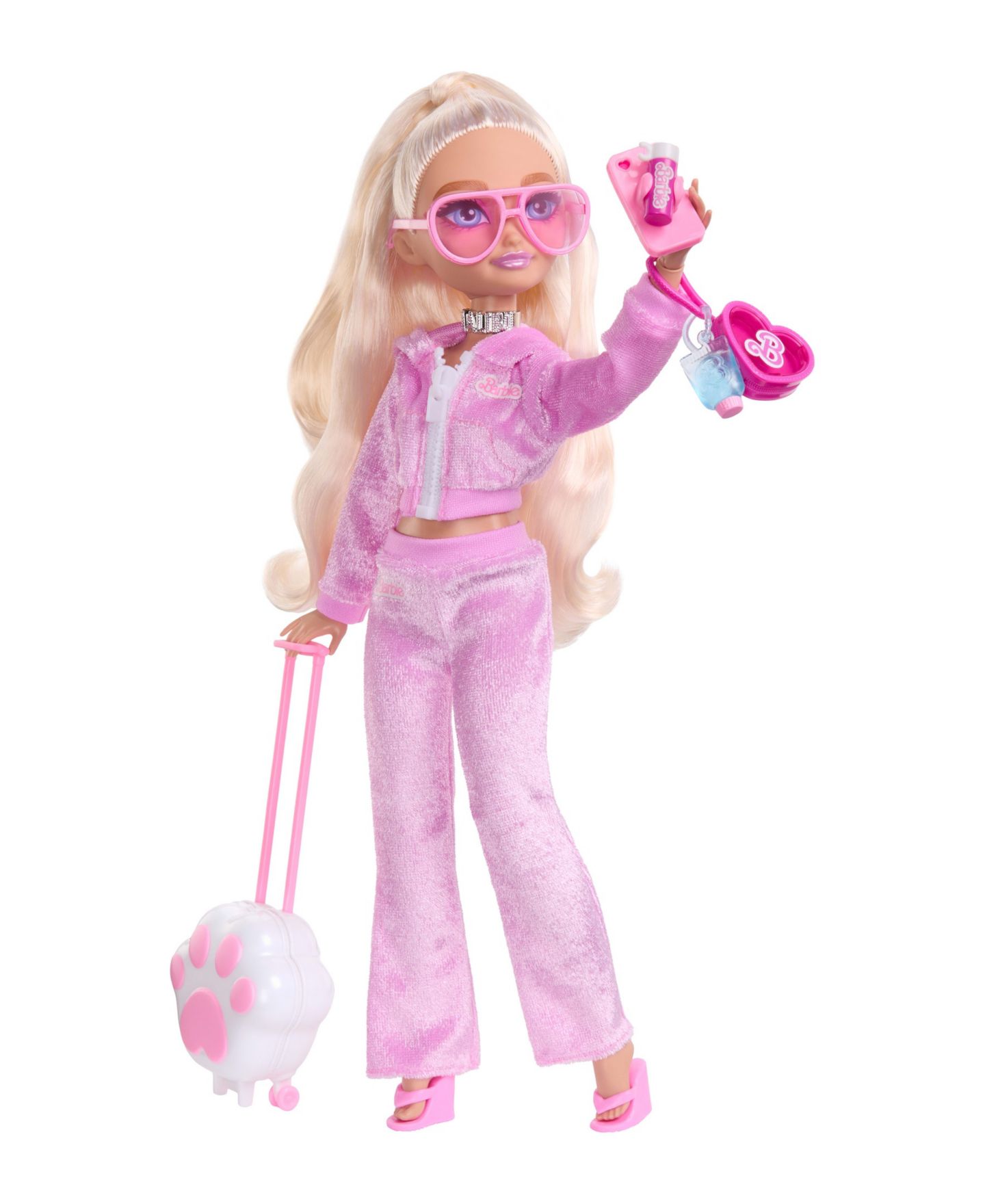 Кукла Barbie Dream Besties Weekend Getaway Malibu 12.75 дюйма с 7 дорожными аксессуарами — фото 2