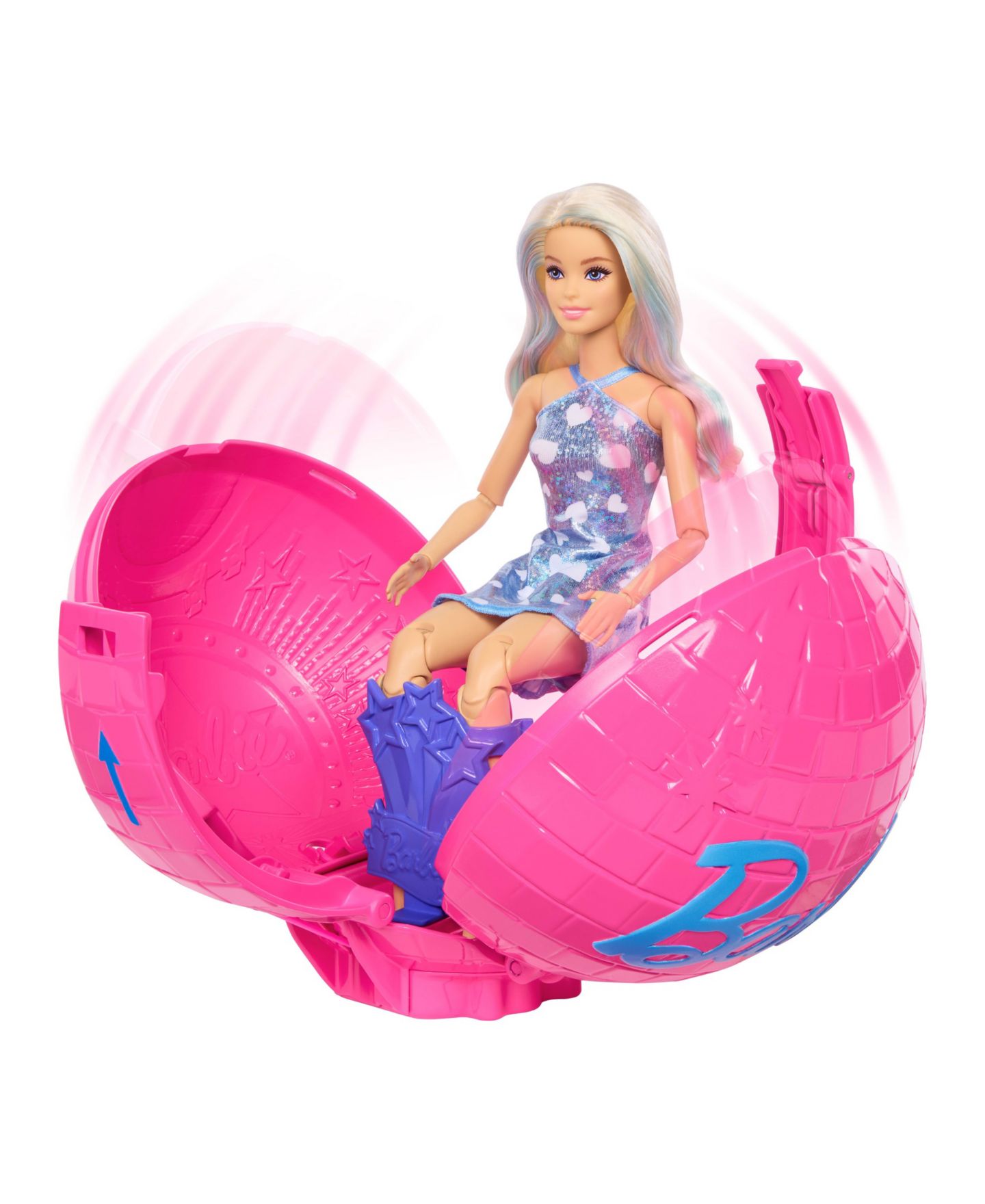 Детская кукла Barbie Roll & Reveal Pop Star 10.5" Fashion Doll with 8 Surprises — фото 5